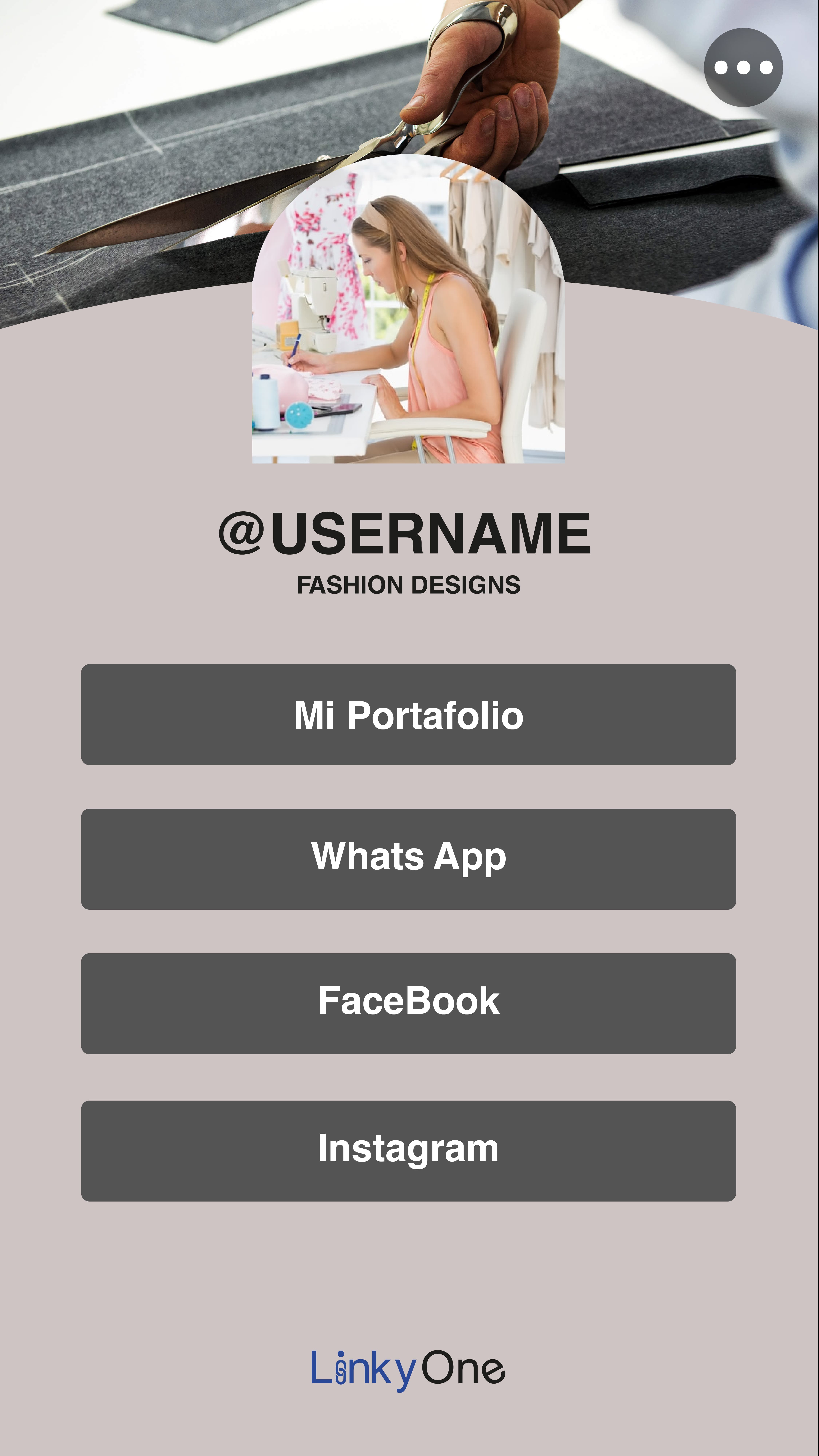 template para emprededores de diseño de moda